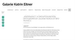 Desktop Screenshot of galerie-eitner.com